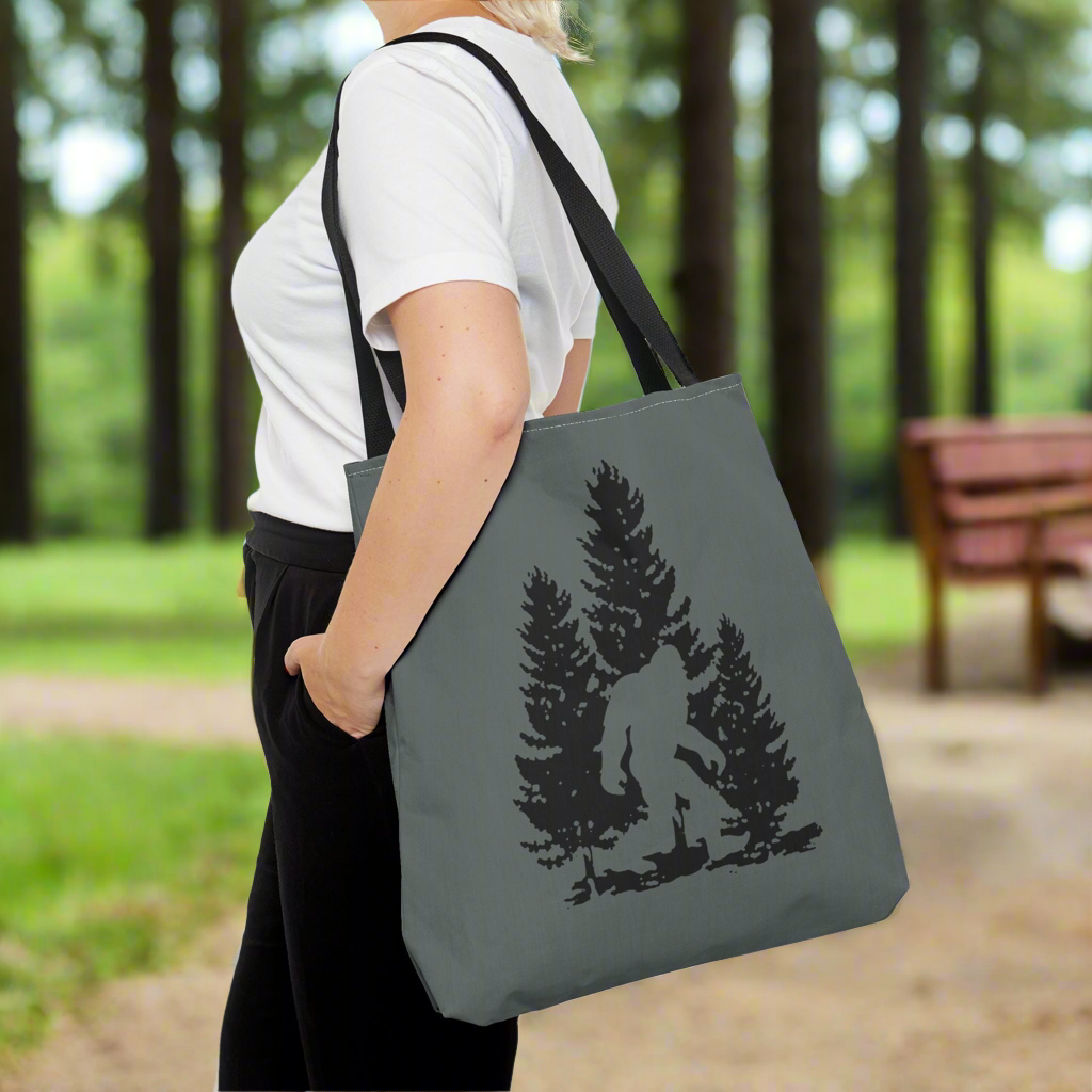 Bigfoot In The Woods - Tote Bag