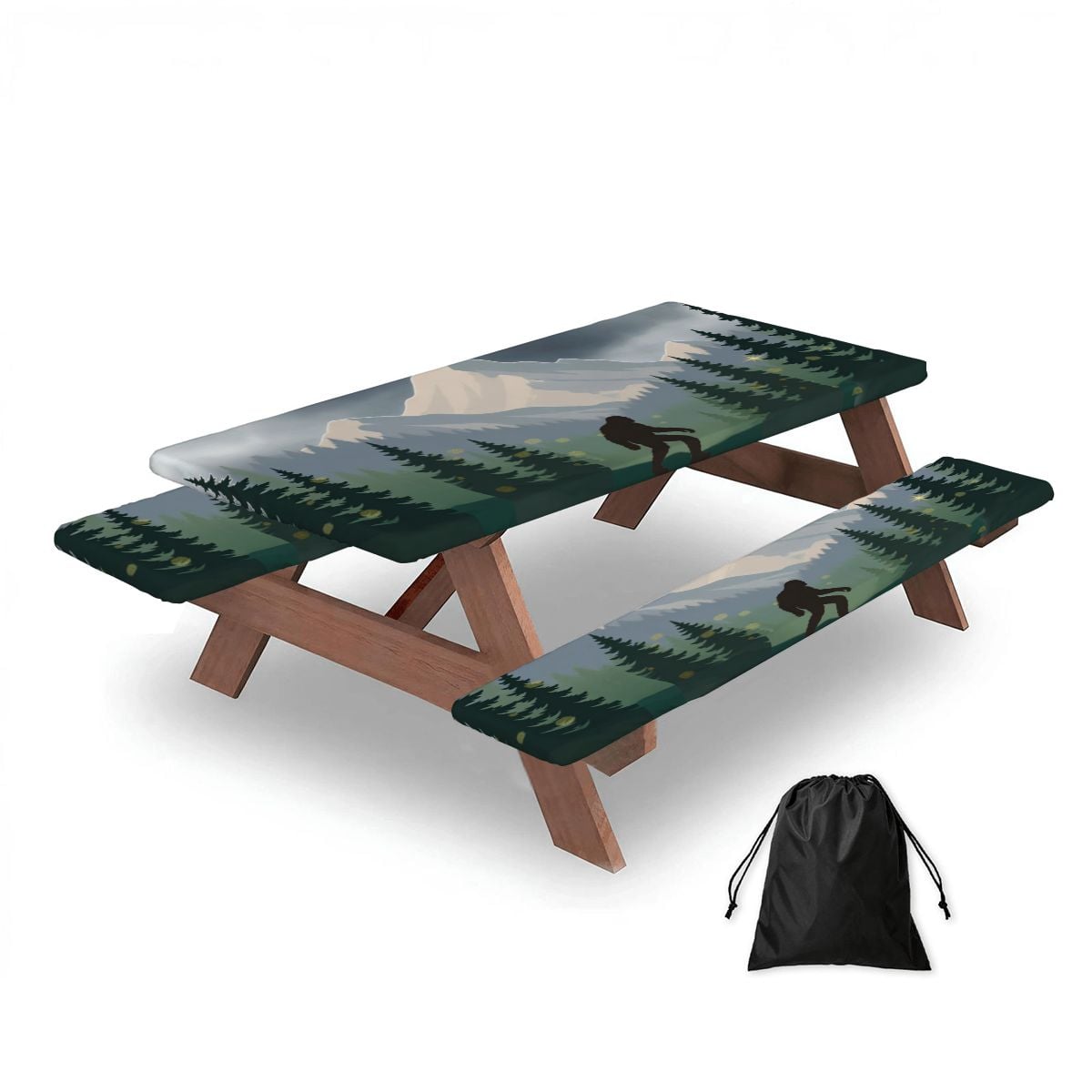 Bigfoot Picnic Table Cover with Bench Covers 5FT