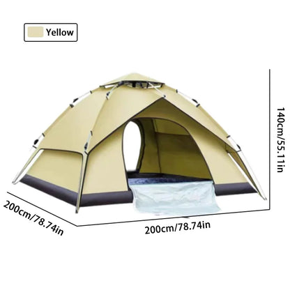 Camping Outdoor Automatic Tent - Double-deck tents with Double Door