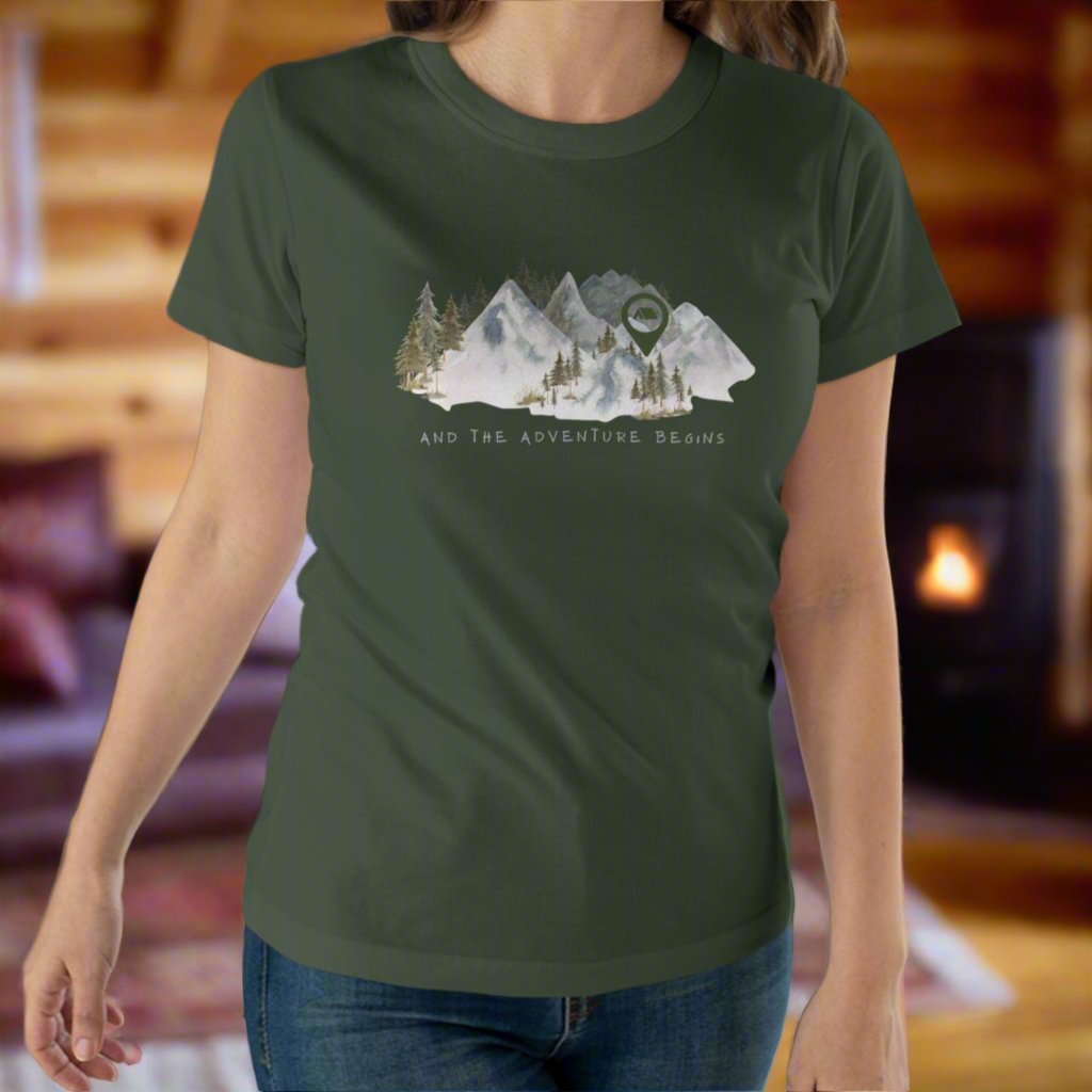 Adventure Begins - Women's T-shirt