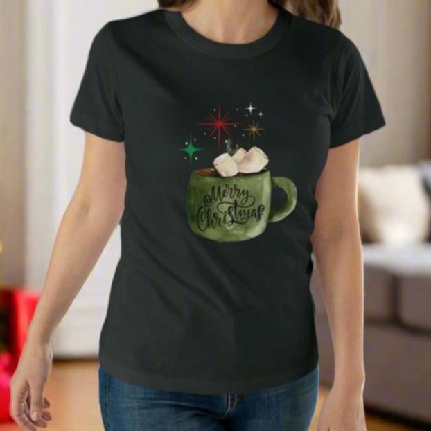 Christmas Marshmallow Mug Women's T-shirt