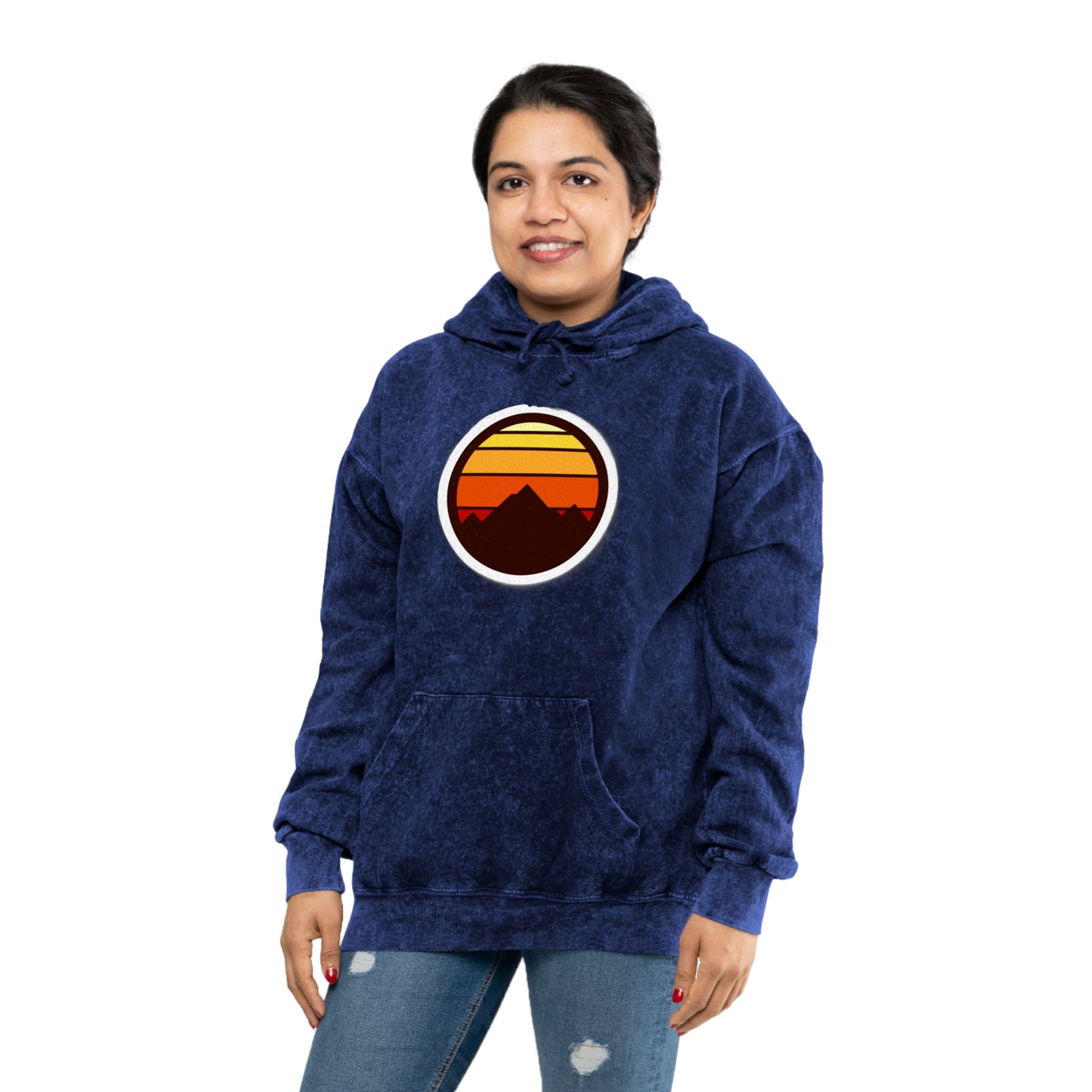 Sunset Unisex Mineral Wash Hoodie