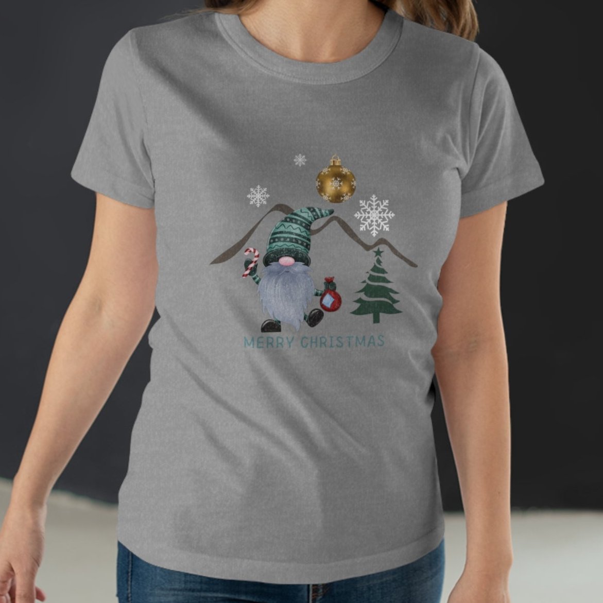 Merry Christmas Time Gnome Women's T-shirt