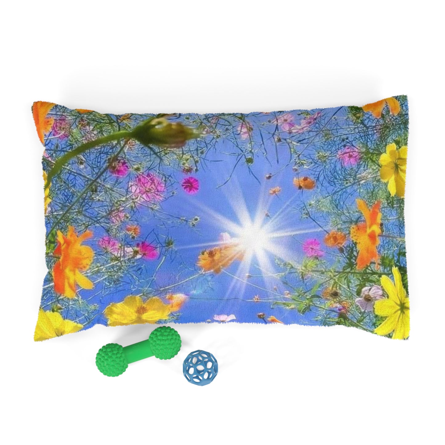 Sunshine Flowers Pet Bed