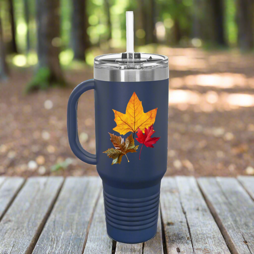 Autumn Leaves - Insulated Travel Mug, 40oz