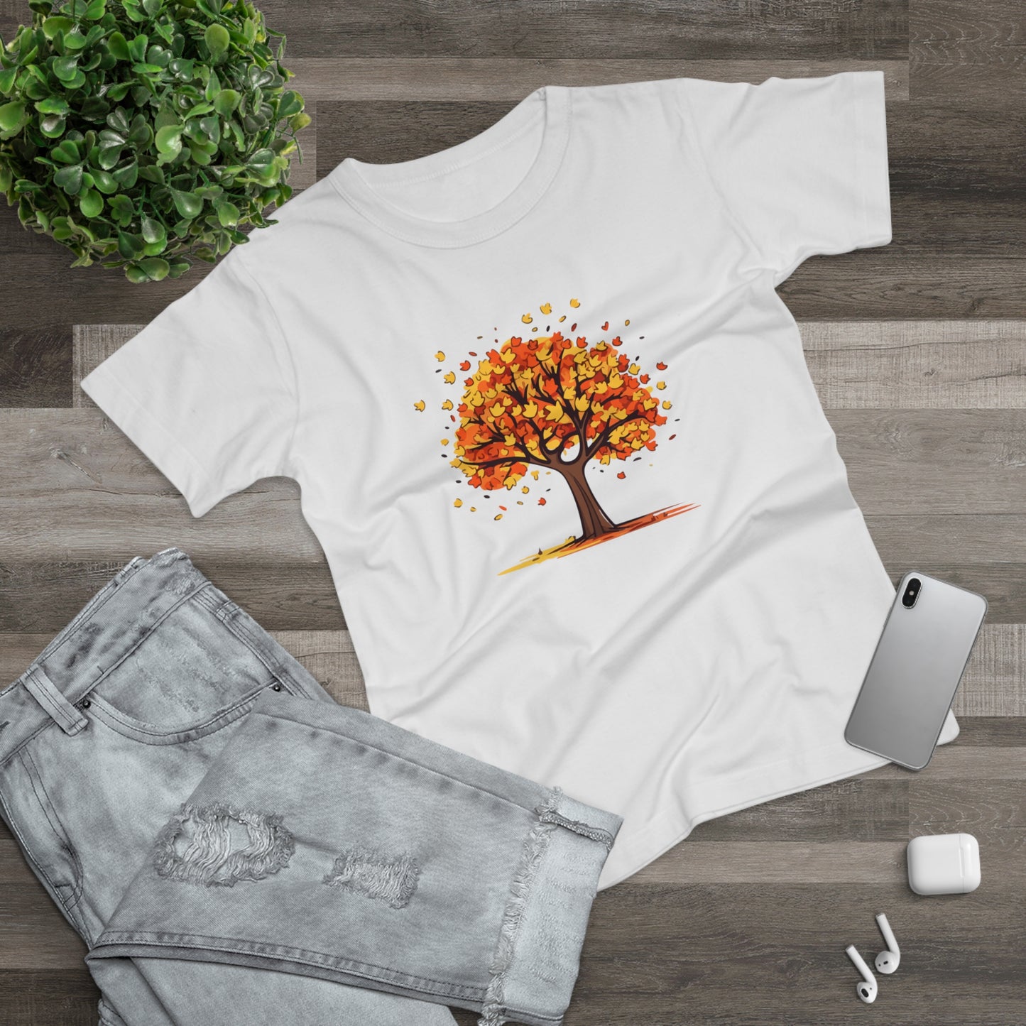 Leaves of the Fall - Women’s Maple Tee