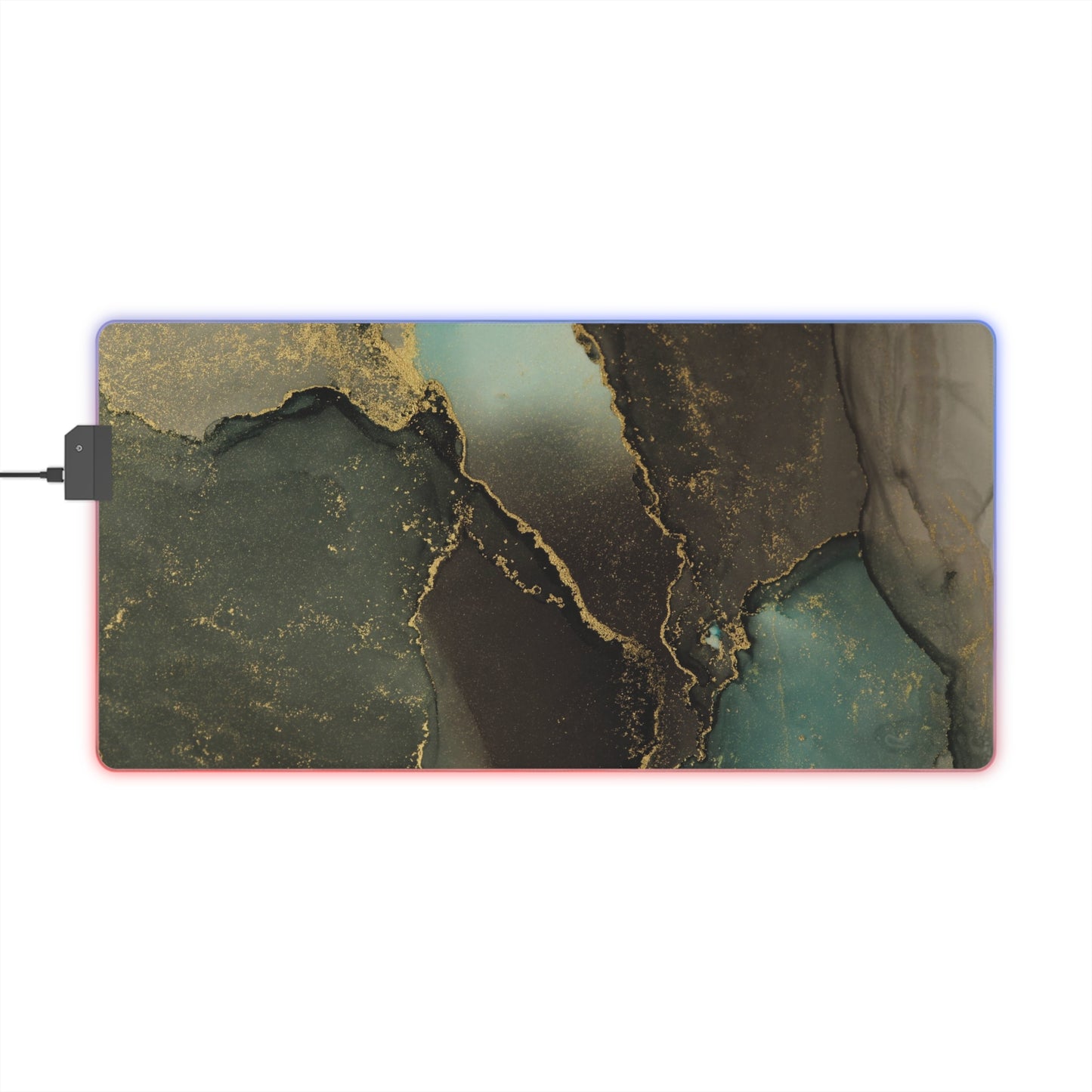 Marble Stone LED Gaming Mouse Pad