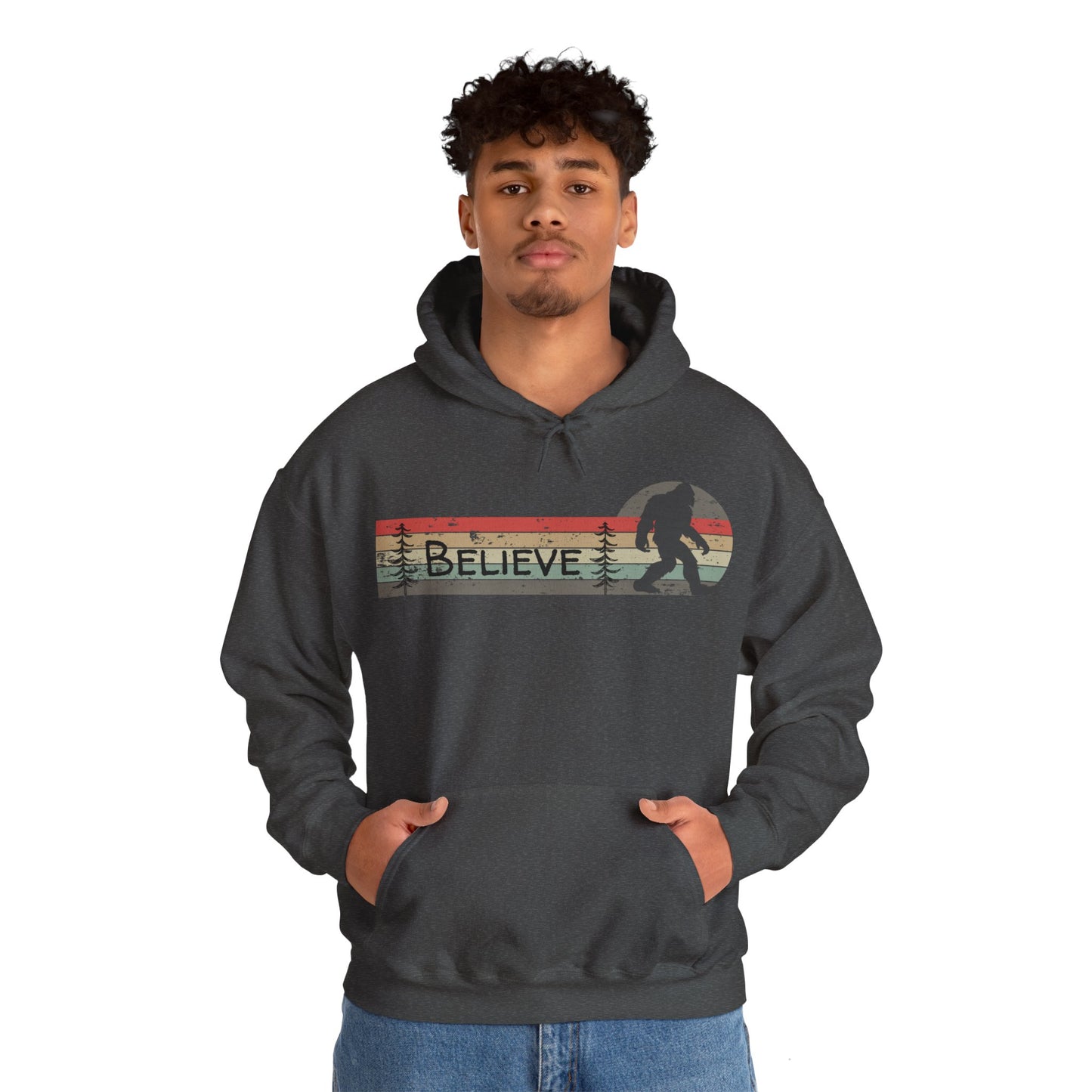 Bigfoot Believe Hooded Sweatshirt