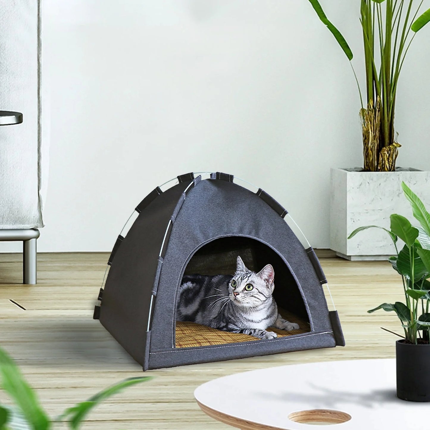 Foldable Pet Tent, Universal Pet Nests for Indoor Cats, Dog Tent, Pet Tent, Portable Cats Tent Bed for Outdoor Cats Cave Cats Houses