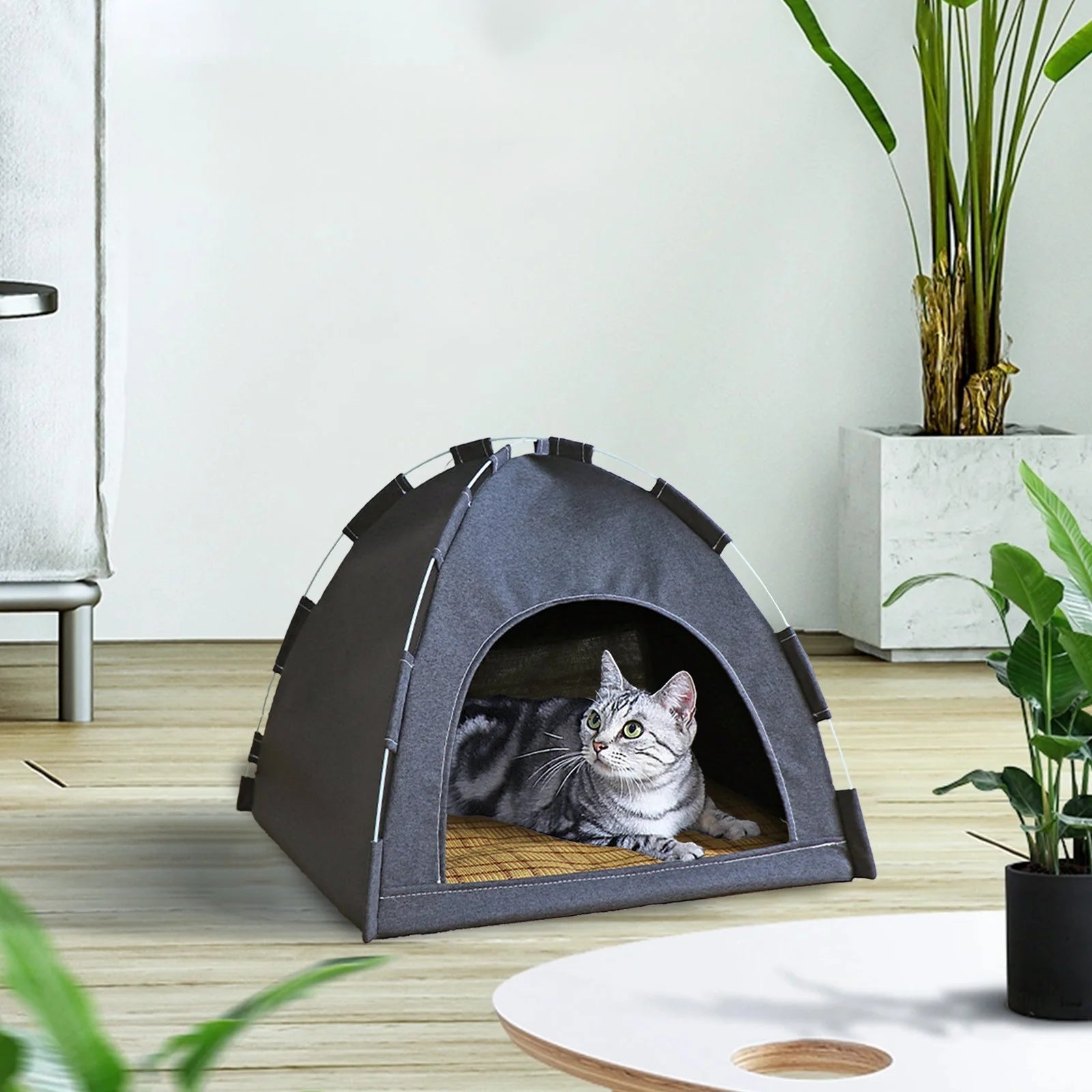 Foldable Pet Tent, Universal Pet Nests for Indoor Cats, Dog Tent, Pet Tent, Portable Cats Tent Bed for Outdoor Cats Cave Cats Houses