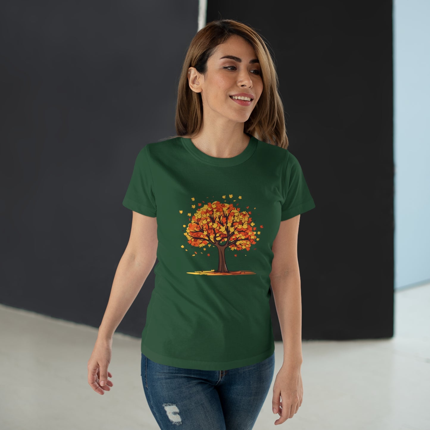 Leaves of the Fall - Women’s Maple Tee