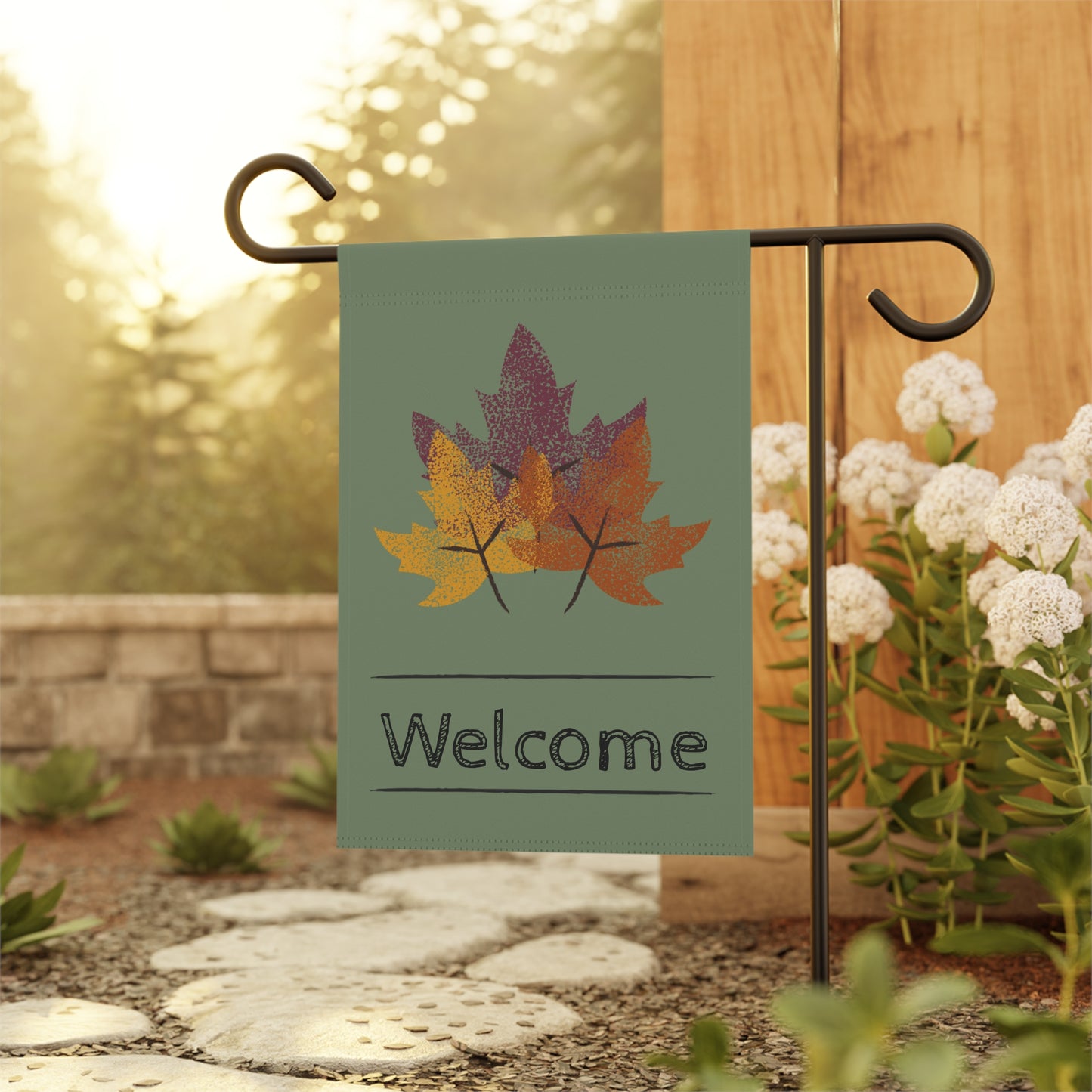 Welcome Fall - Garden & House Banner