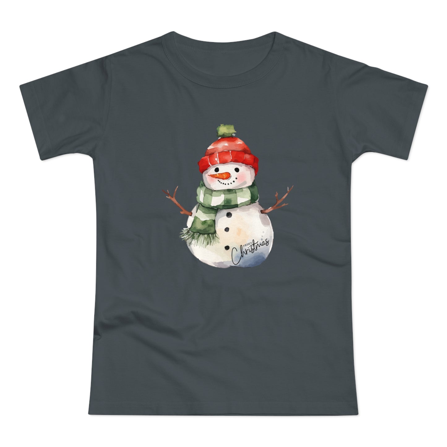 Merry Christmas Snowman Top Women's T-shirt