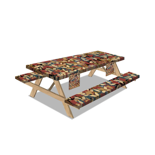 Outdoor Picnic Table Cover with Bench Covers