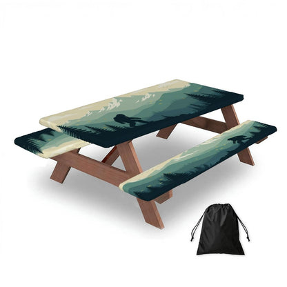Bigfoot Picnic Table Cover with Bench Covers 5FT