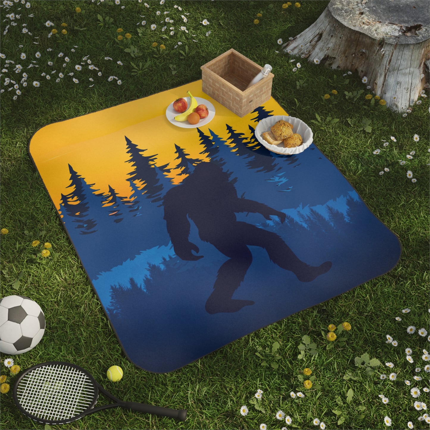 Big Foot Blue Horizon - Picnic Blanket