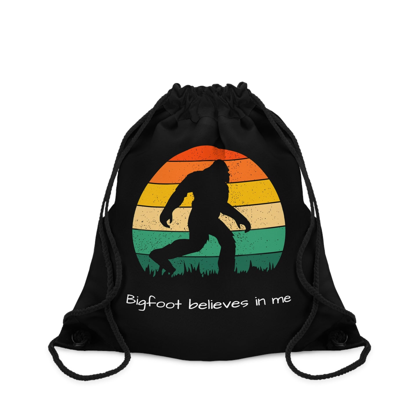 Bigfoot believes in me - Drawstring Bag