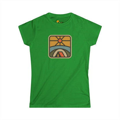 Retro Sunrise Camping Women's Tee