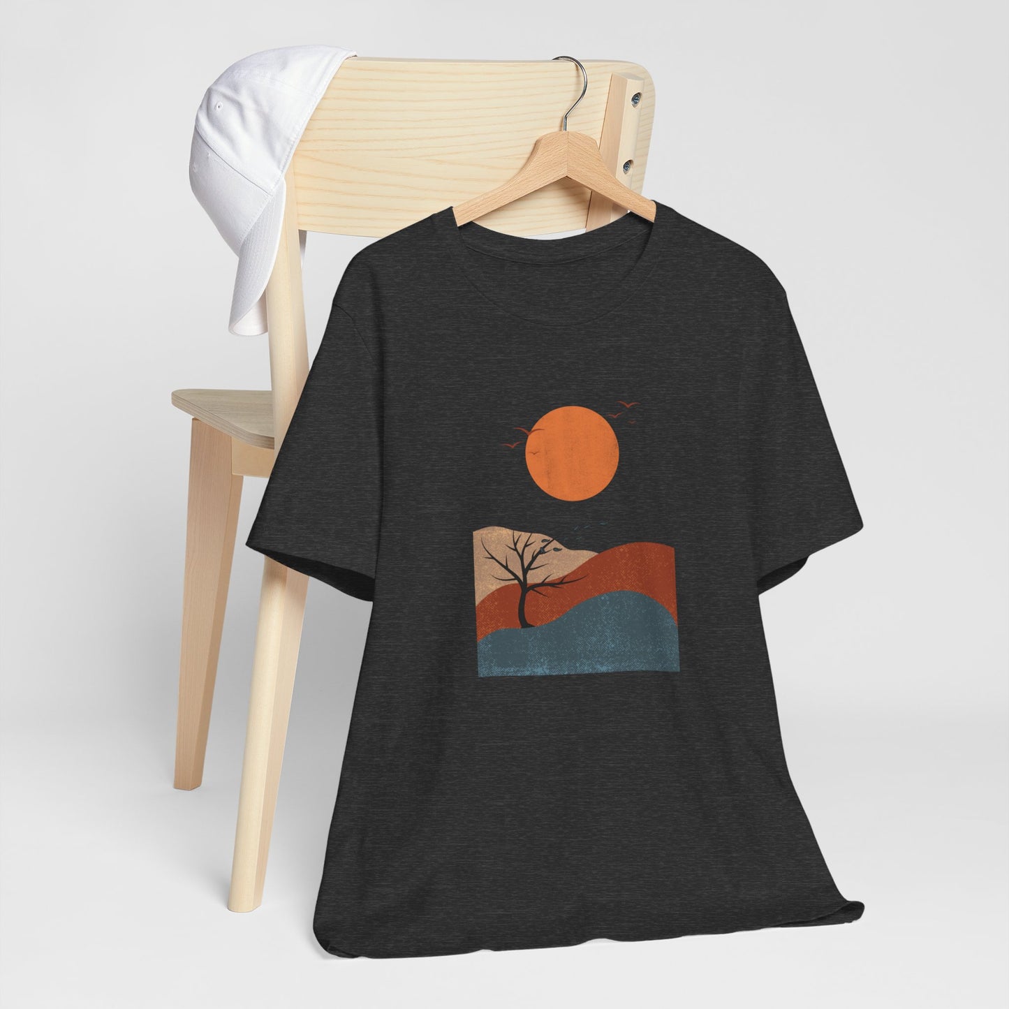 Orange Sunset Jersey Short Sleeve Tee