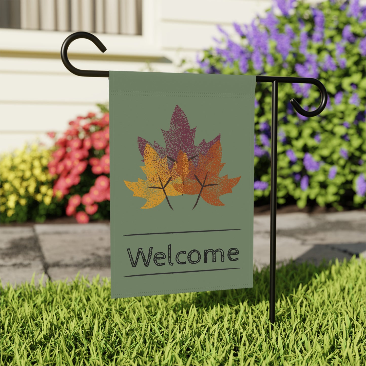 Welcome Fall - Garden & House Banner