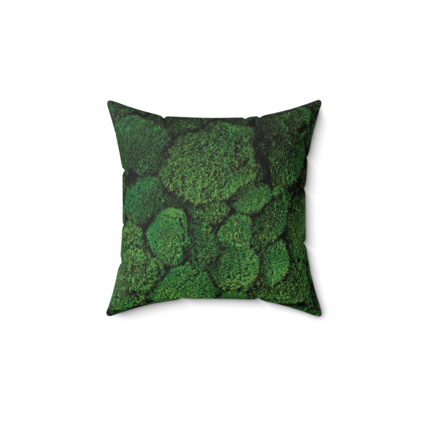 Mossy Green - Spun Polyester Square Pillow