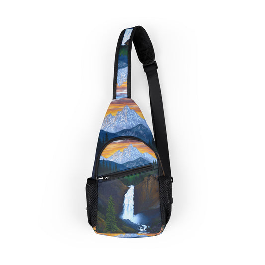 Waterfall Mountain Chest Bag