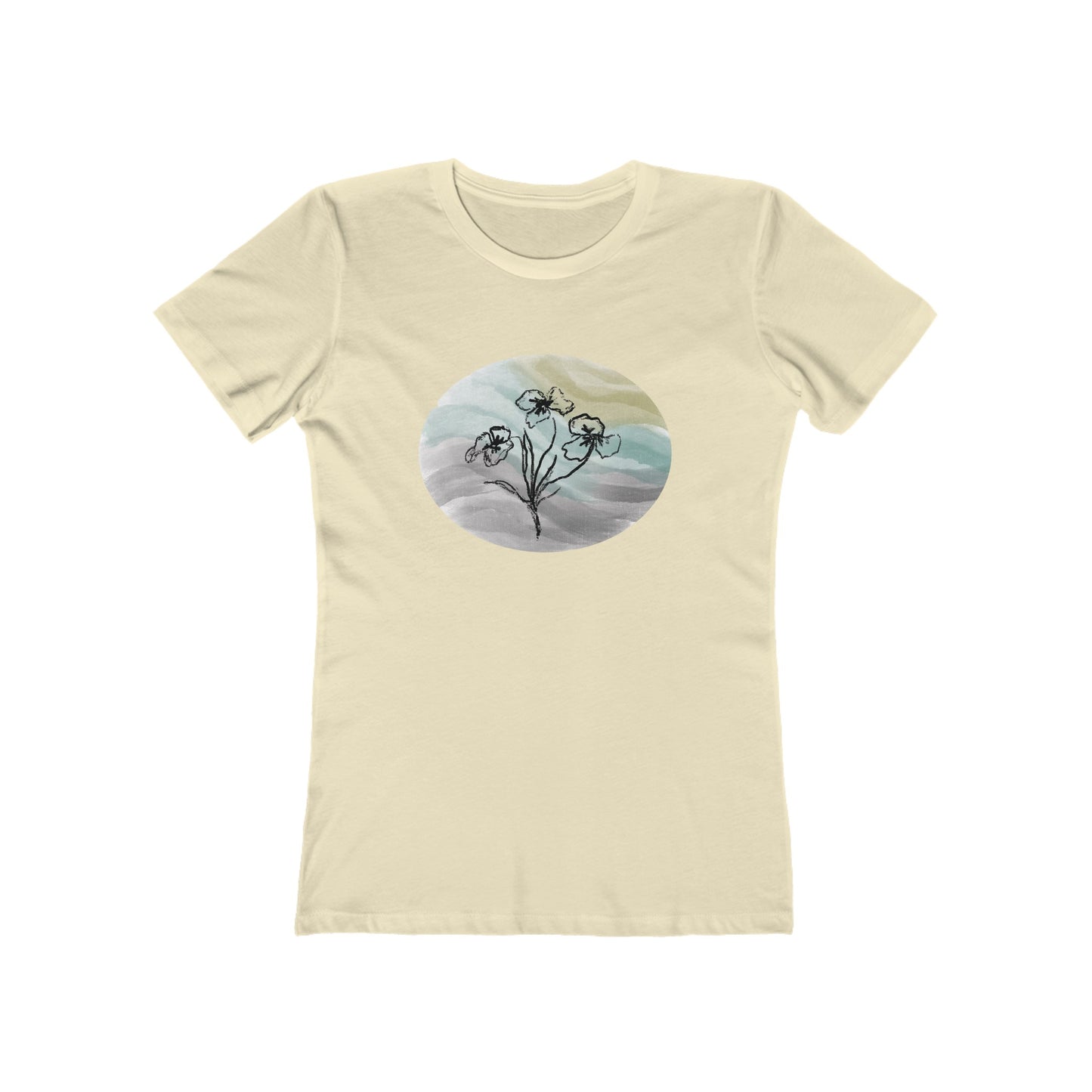 Mazy Flowers Tee for Women