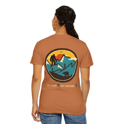 Bigfoot In the Mountains Unisex T-shirt