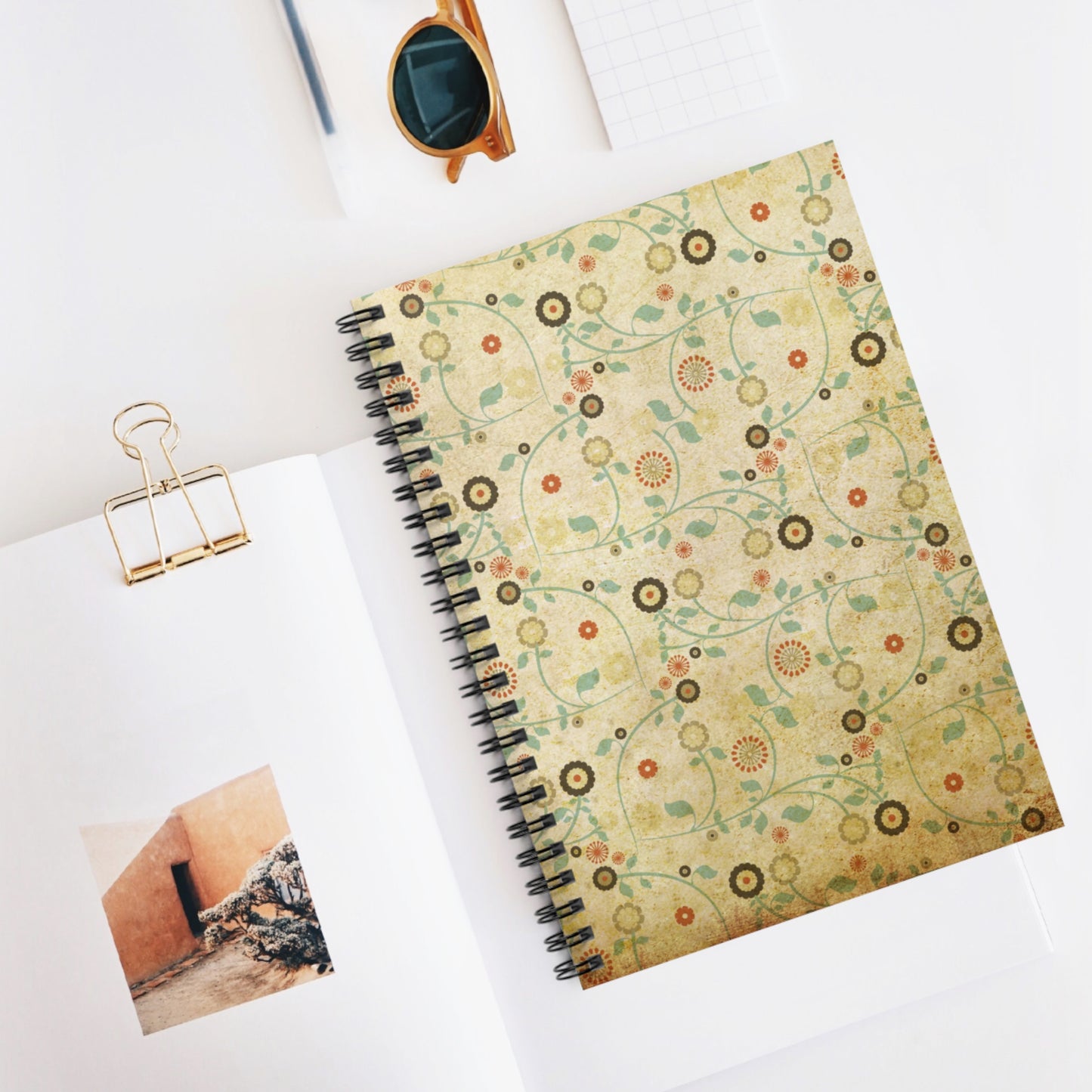 Vintage Days Spiral Notebook - Ruled Line