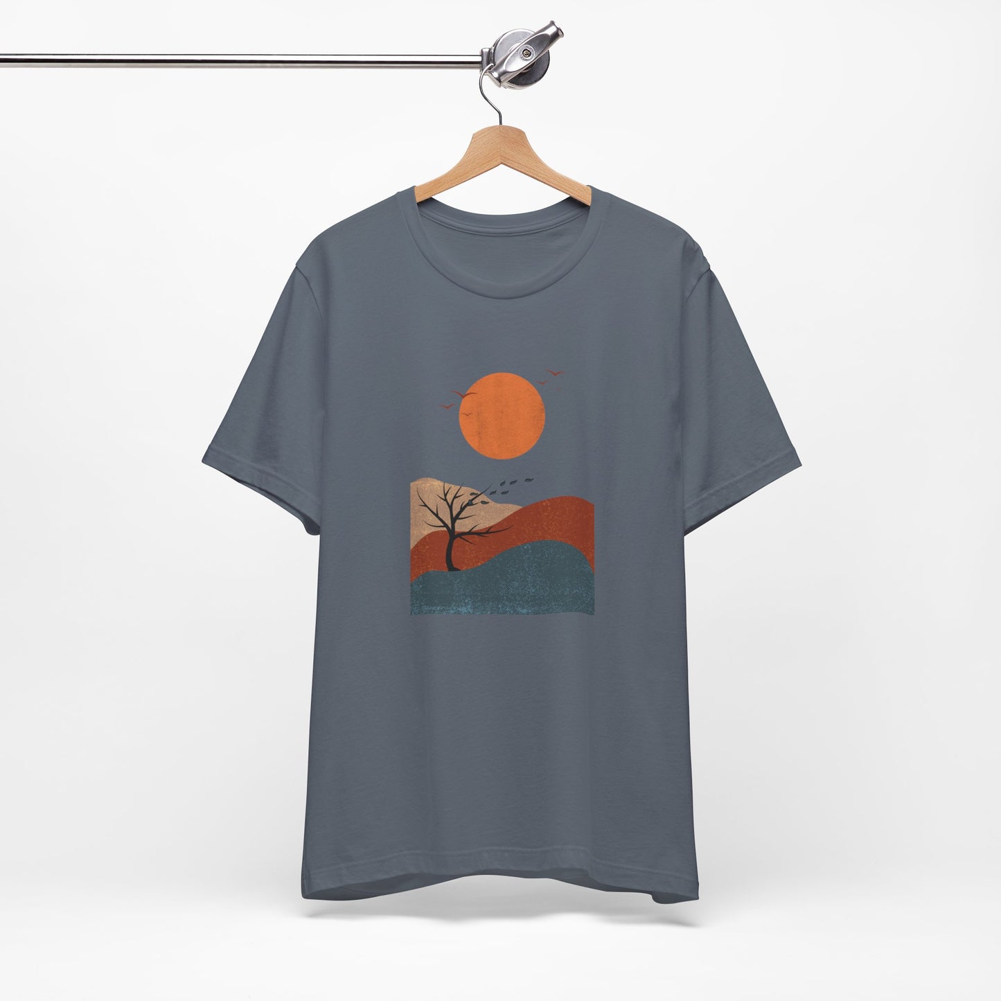 Orange Sunset Jersey Short Sleeve Tee