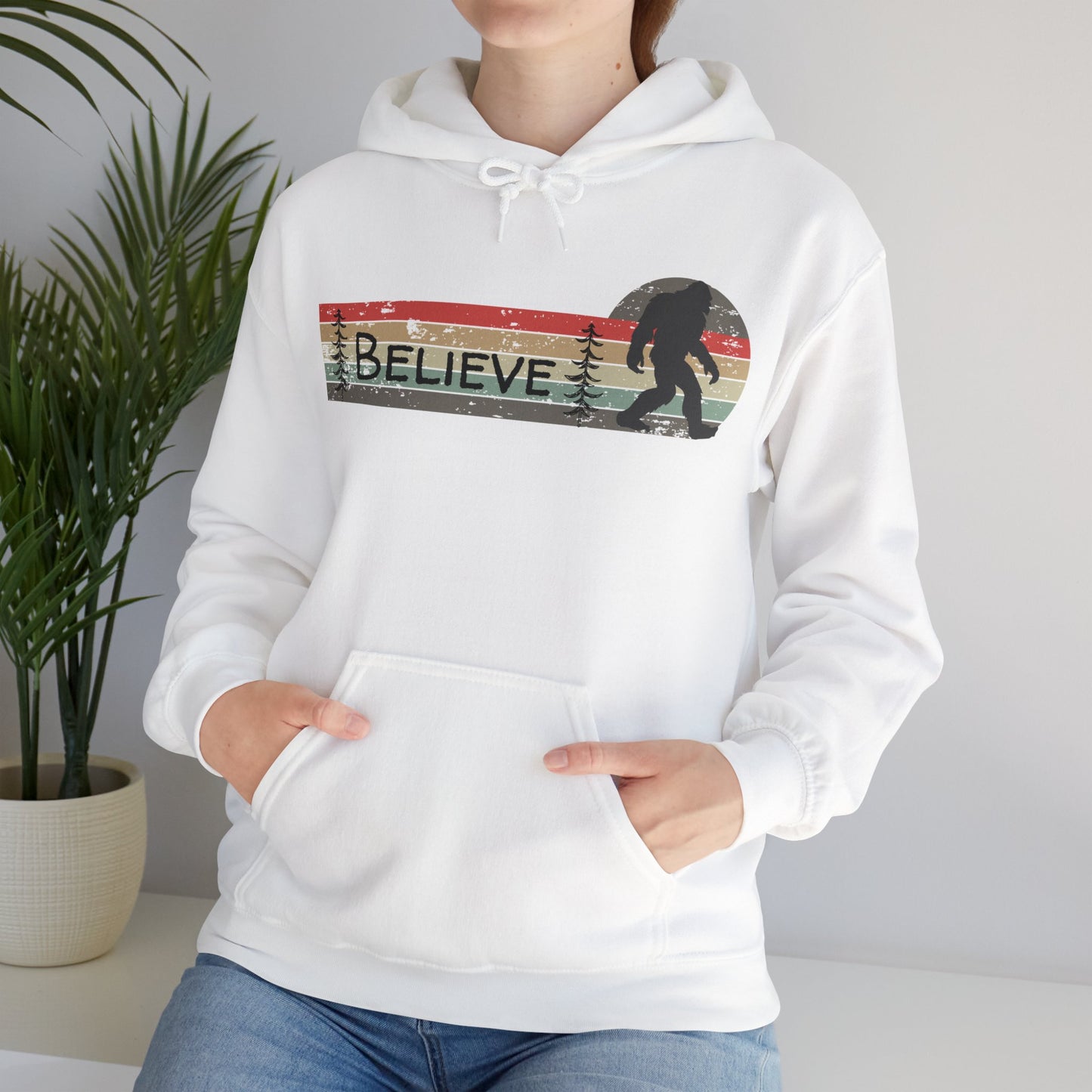 Bigfoot Believe Hooded Sweatshirt