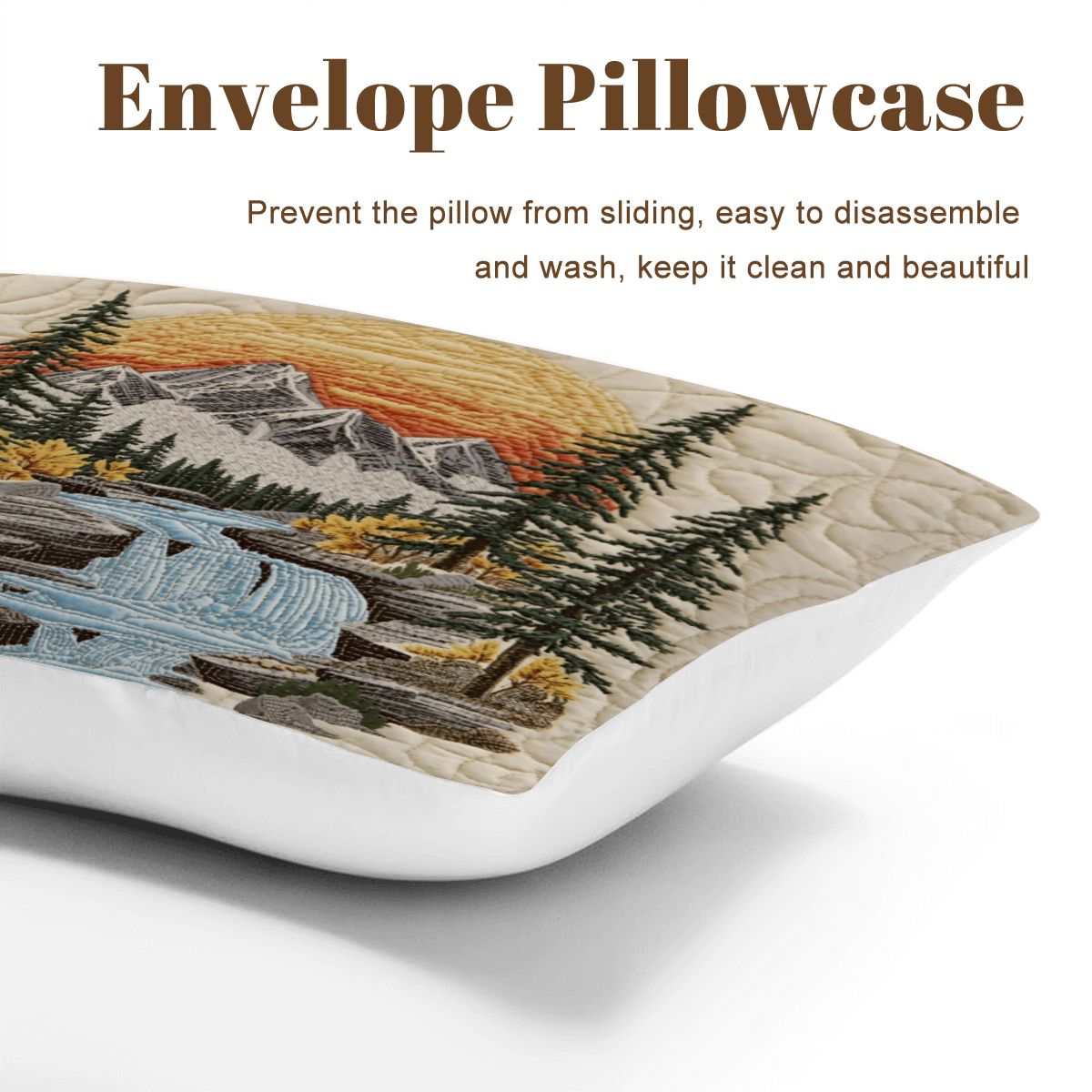 Mountain Sunrise King Comforter - 3 PCS Set