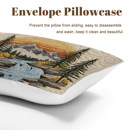Mountain Sunrise King Comforter - 3 PCS Set