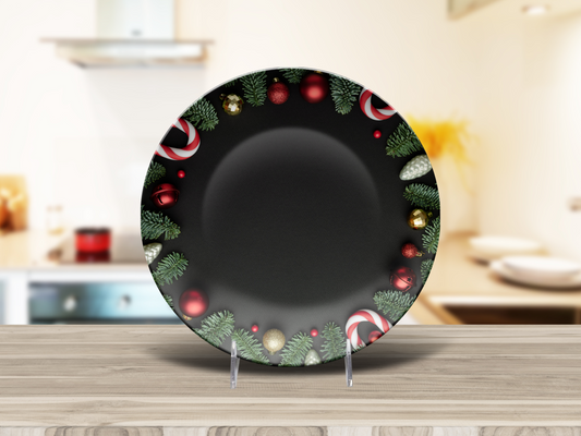 Candy Cane Plate