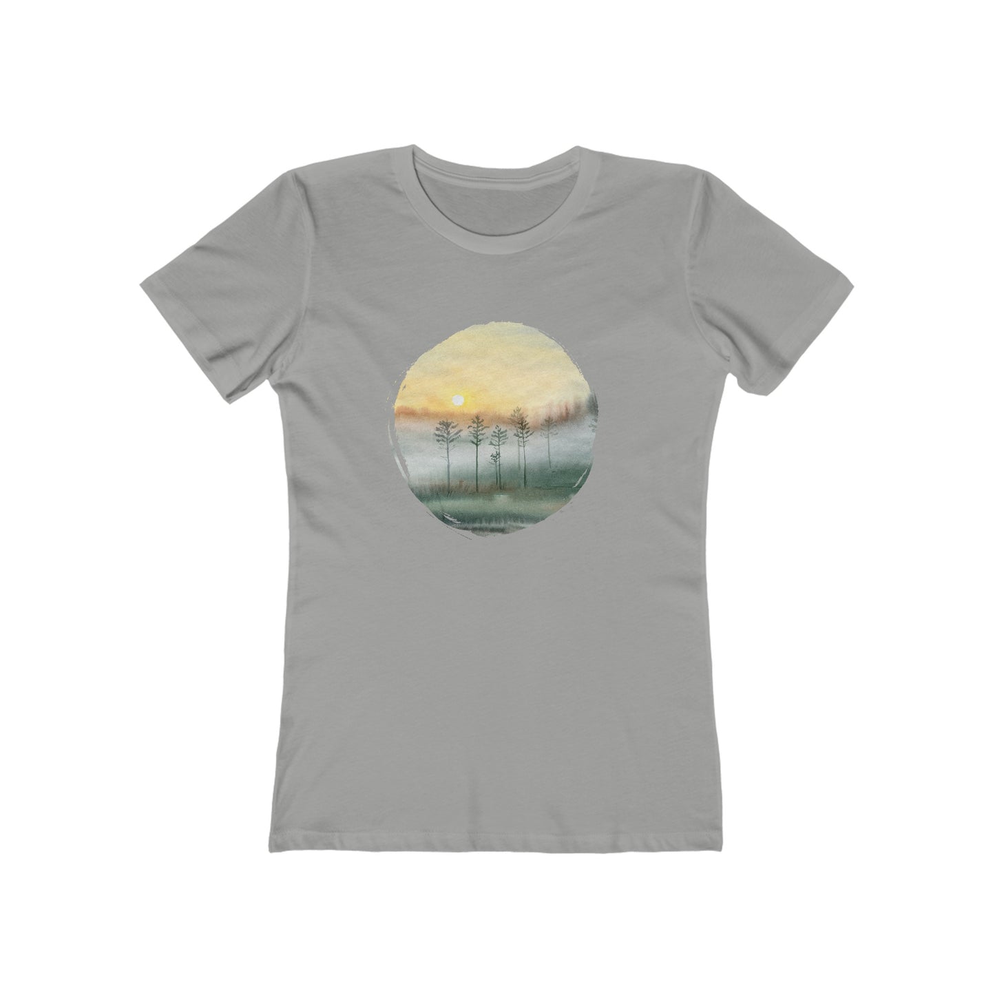 Cloudy Trees Tee for Women