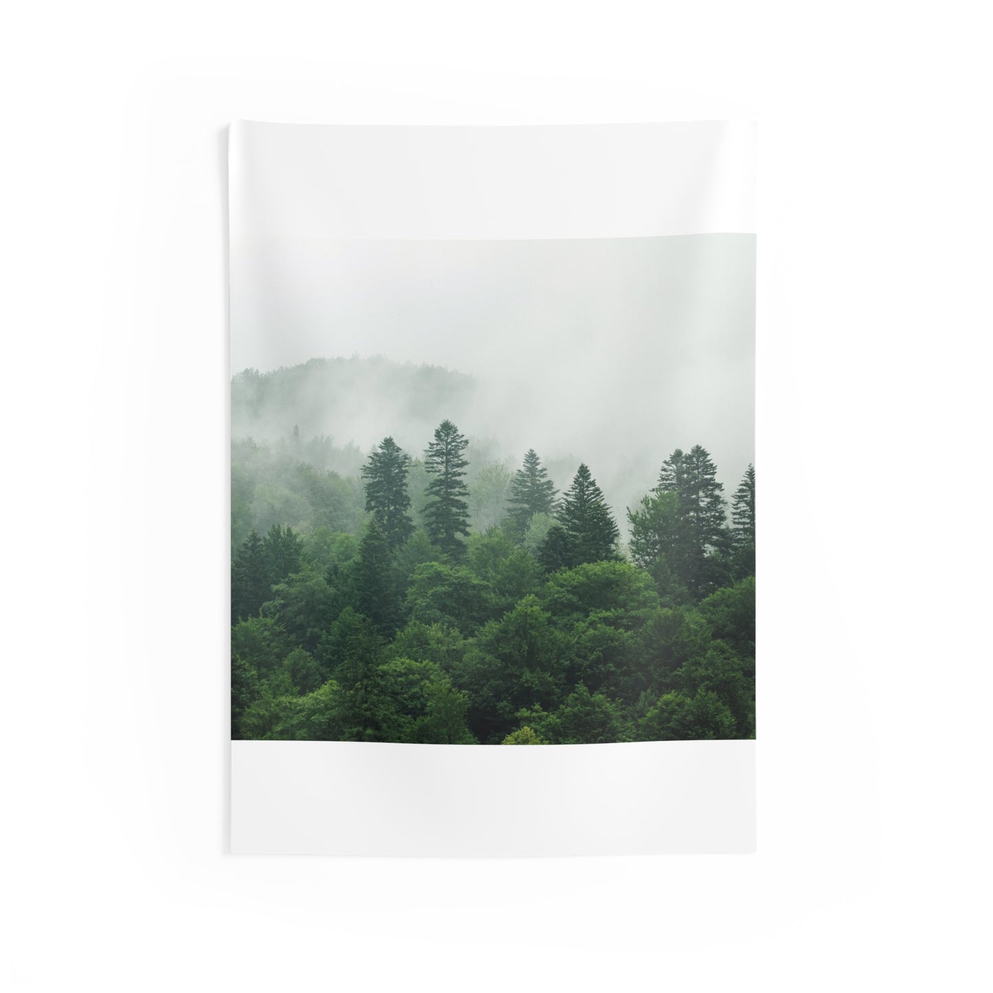 Foggy Mountain Indoor Wall Tapestries