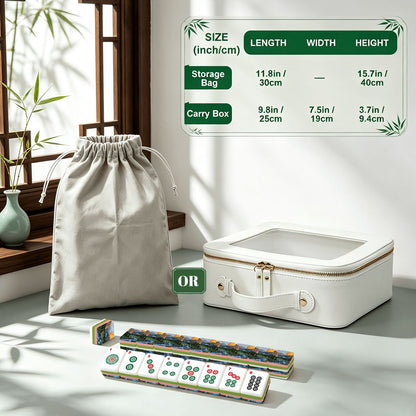 4 Layer Mahjong Tiles Set - Multiple Styles Available