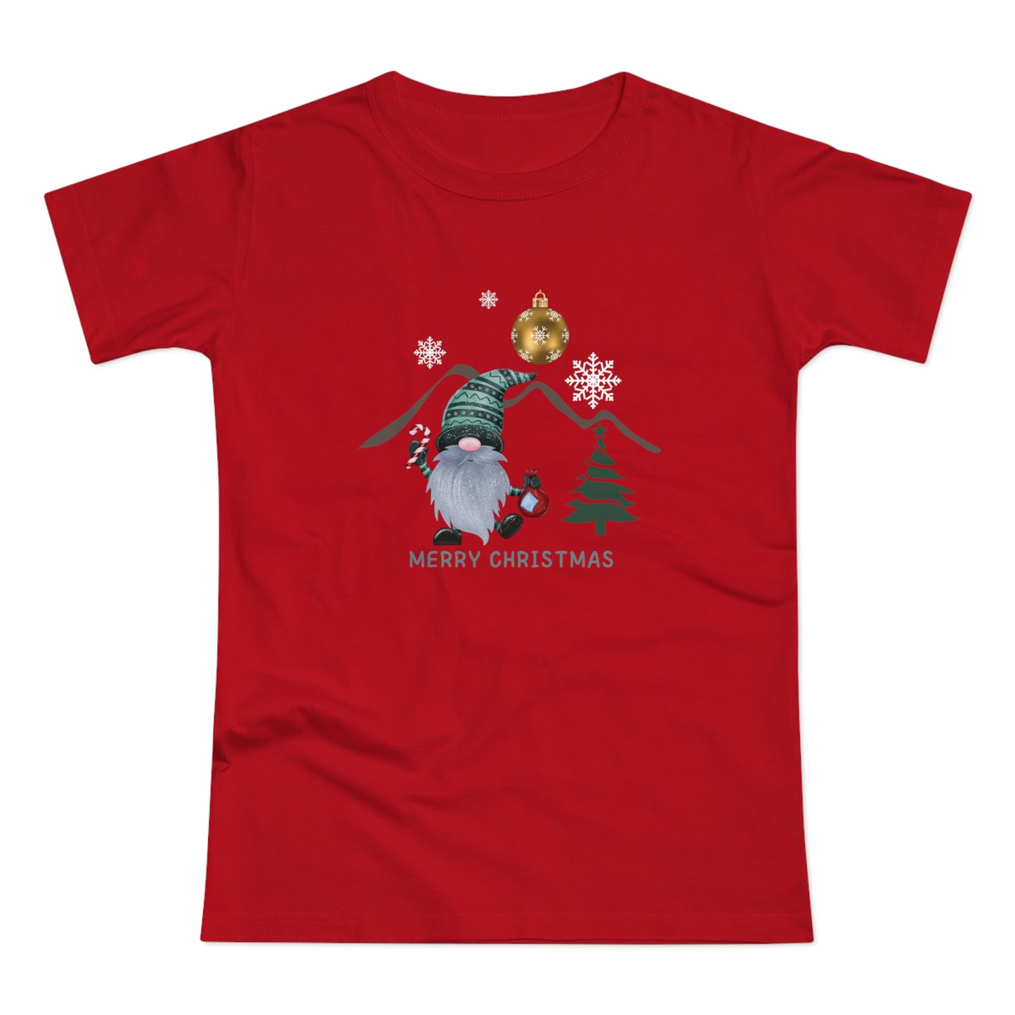 Merry Christmas Time Gnome Women's T-shirt