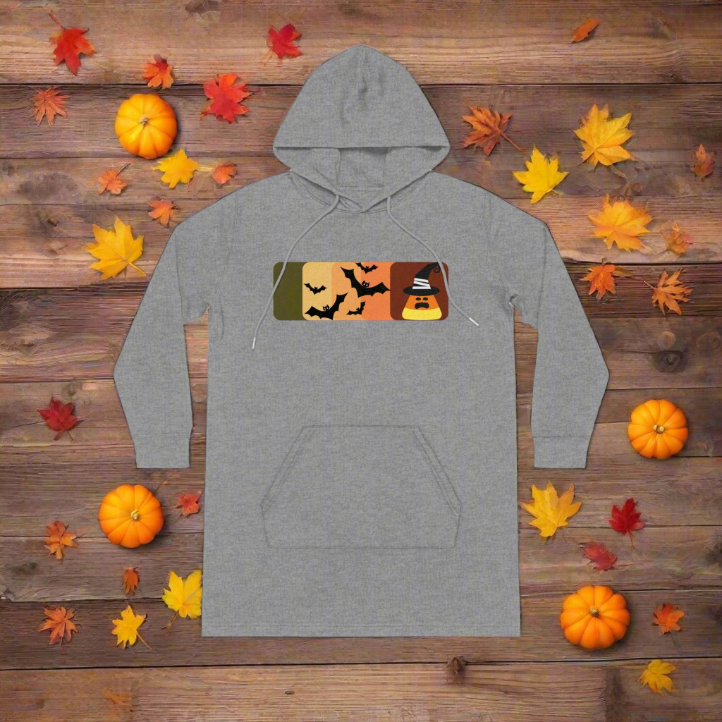 Candy Corn Streeter Hoodie Dress