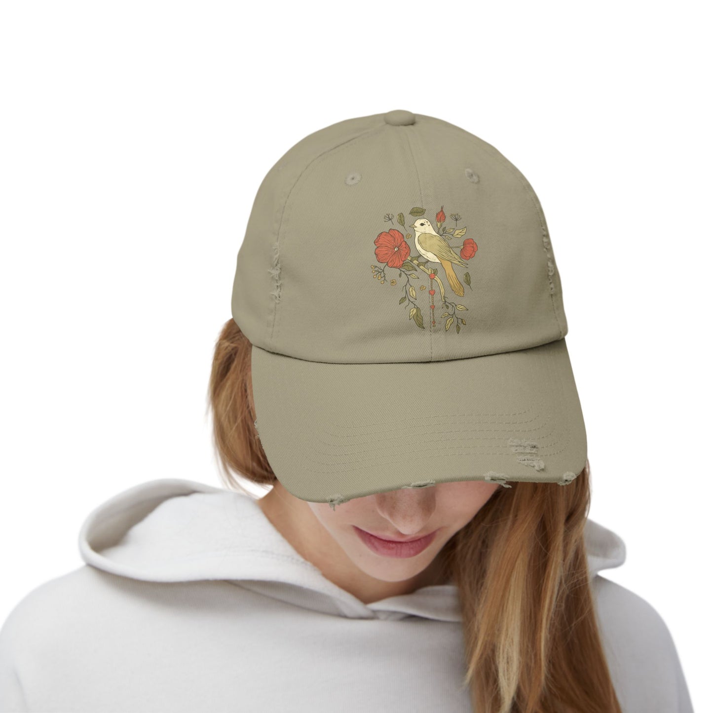 Hey Bird - Distressed Cap