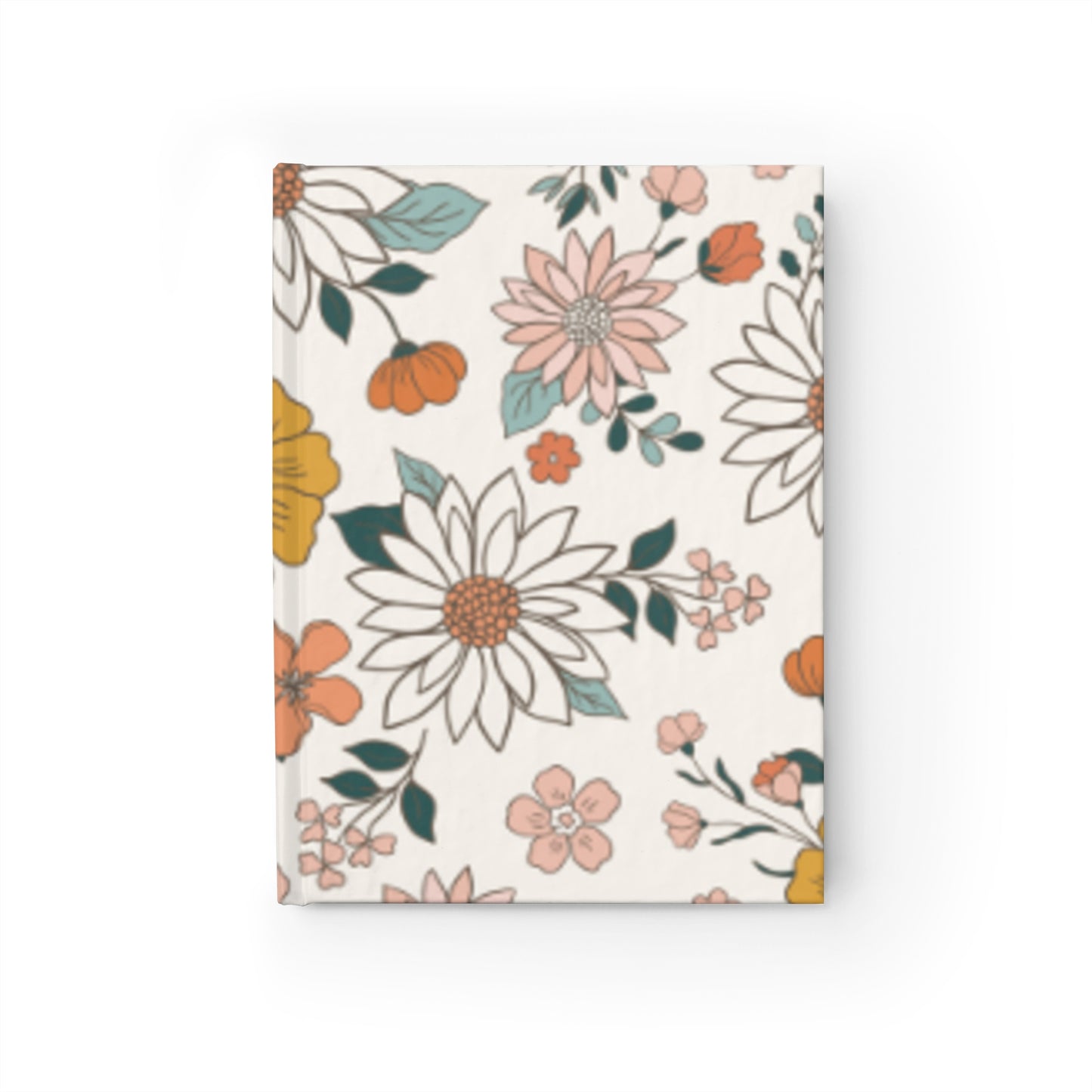 Retro Flowers Journal