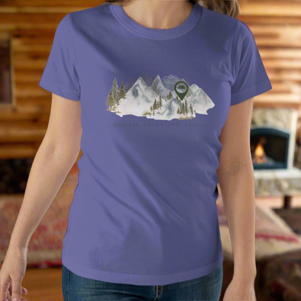 Adventure Begins - Women's T-shirt