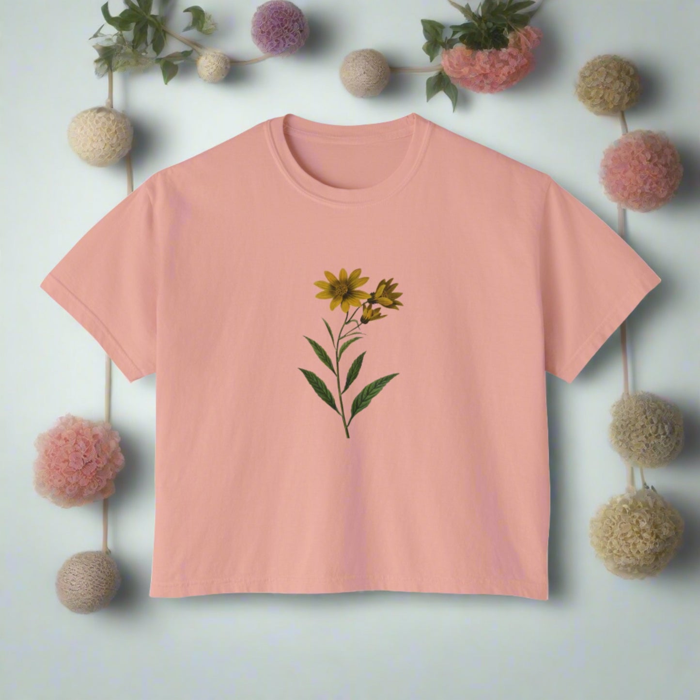 Pretty Flower Women's Boxy Tee