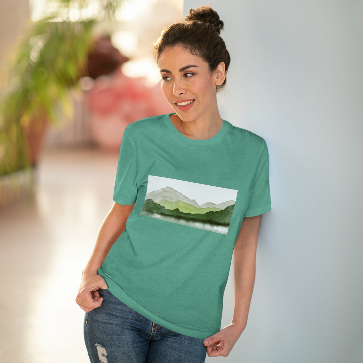 Mossy Mountain Organic Creator T-shirt - Unisex