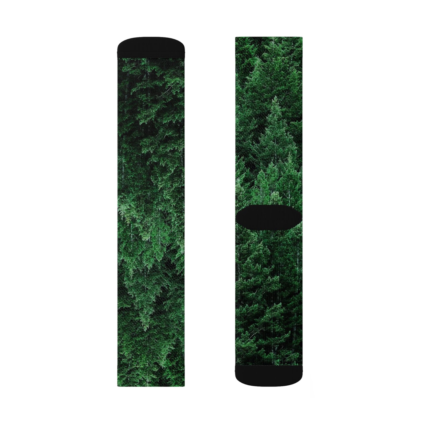 Forest Trees Sublimation Socks