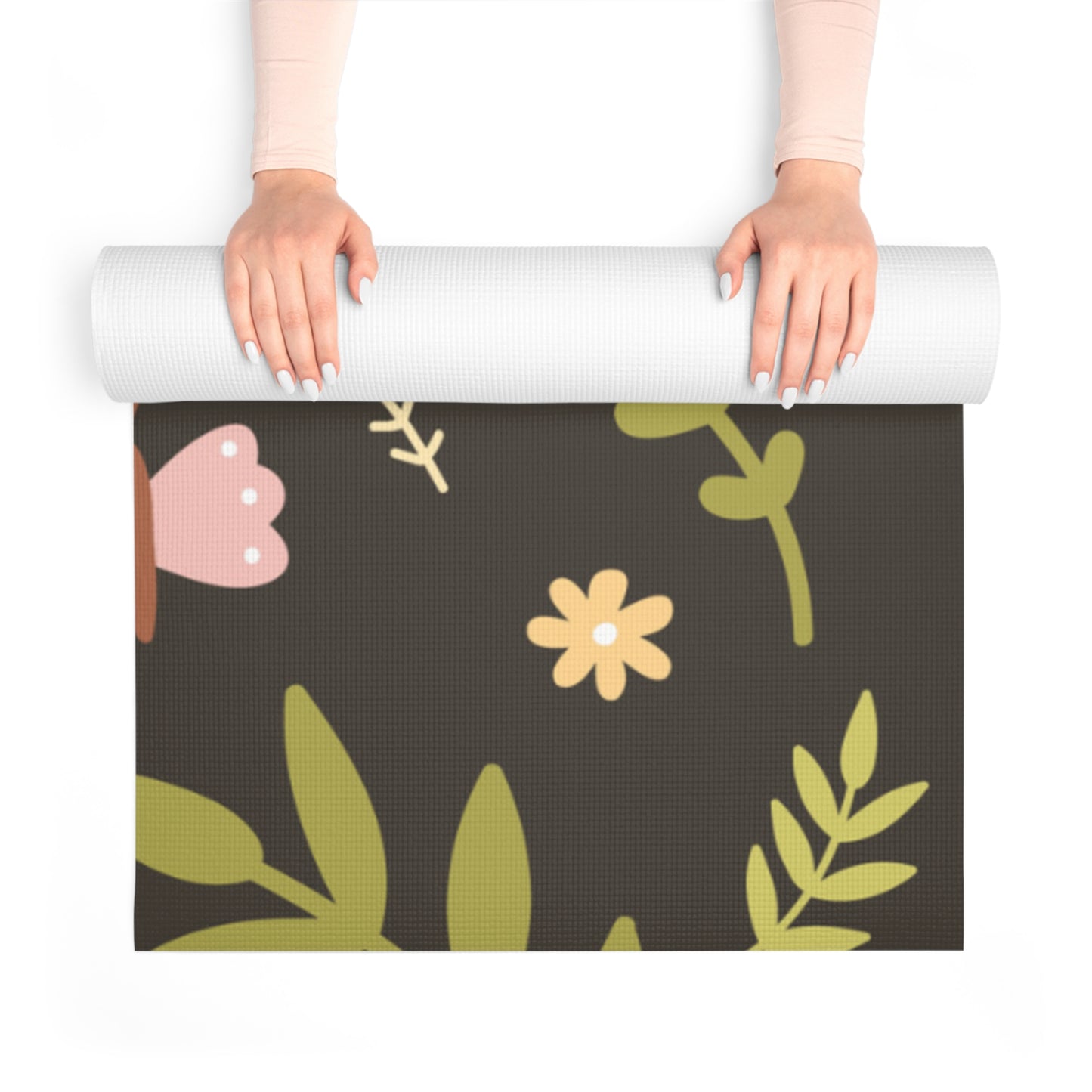 Flowers Foam Yoga Mat