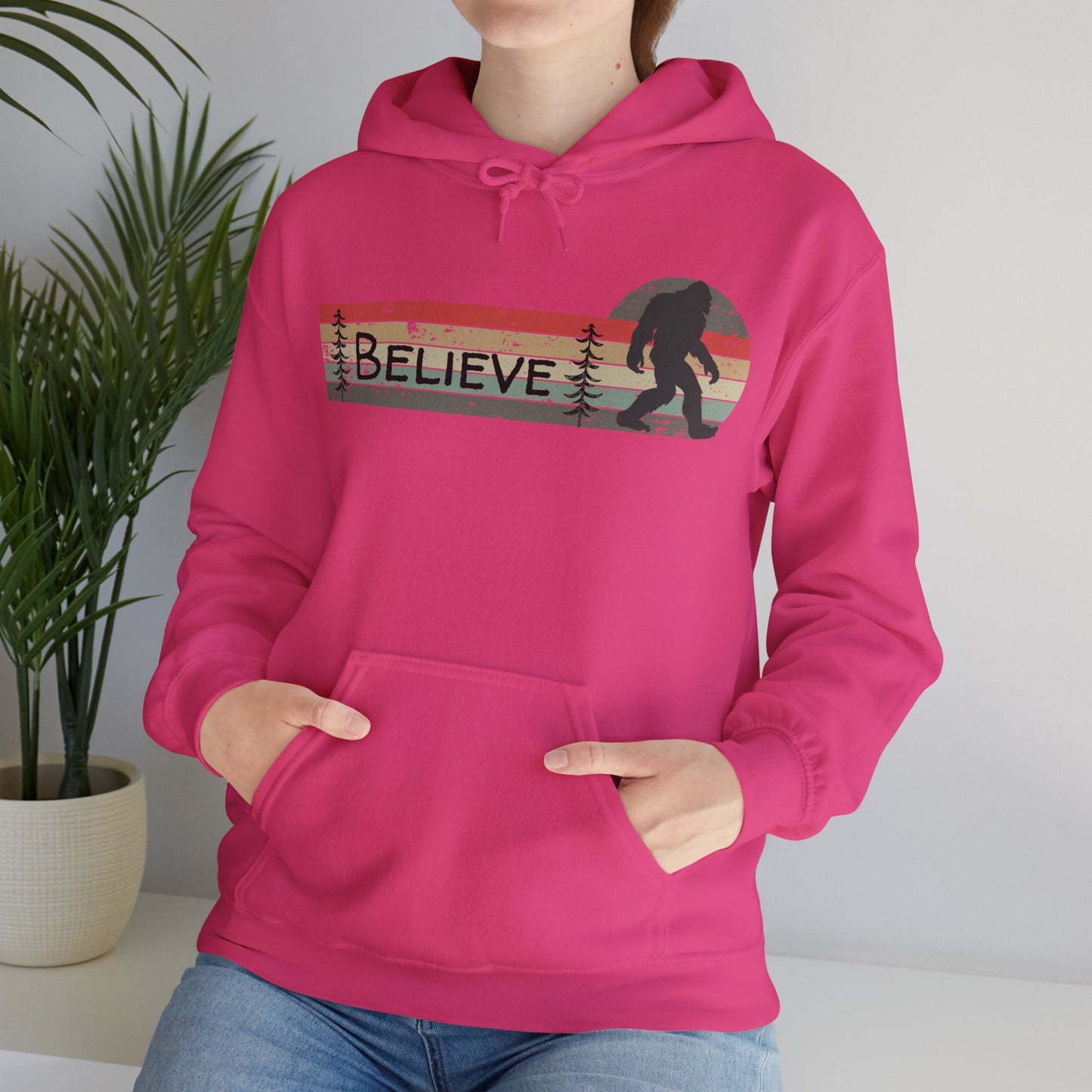 Bigfoot Believe Hooded Sweatshirt