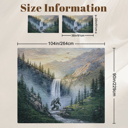 Bigfoot Waterfall King Comforter - 3 PCS Set