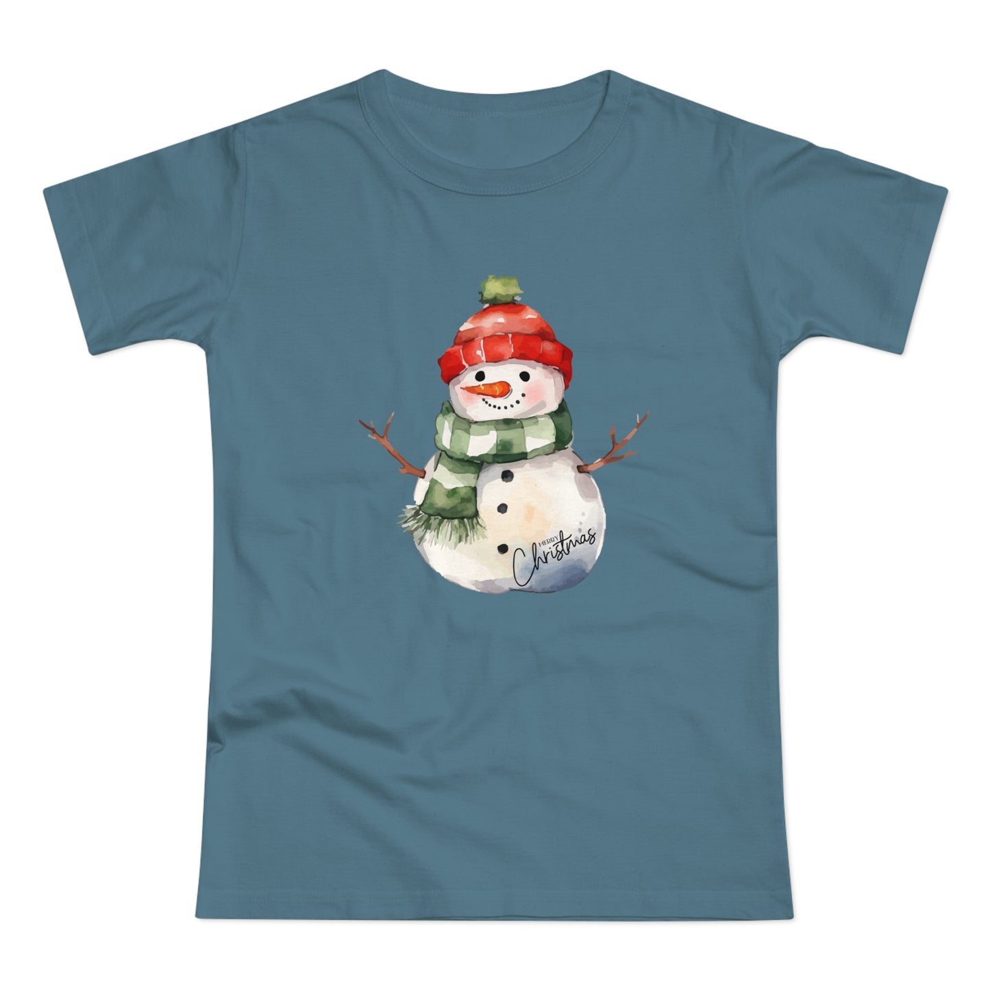 Merry Christmas Snowman Top Women's T-shirt