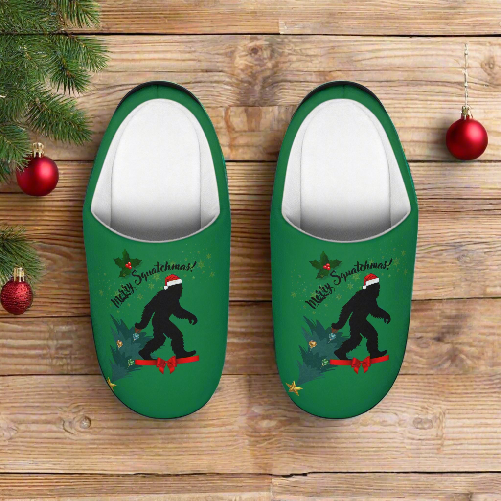 Merry Squatchmas - Women's Slippers